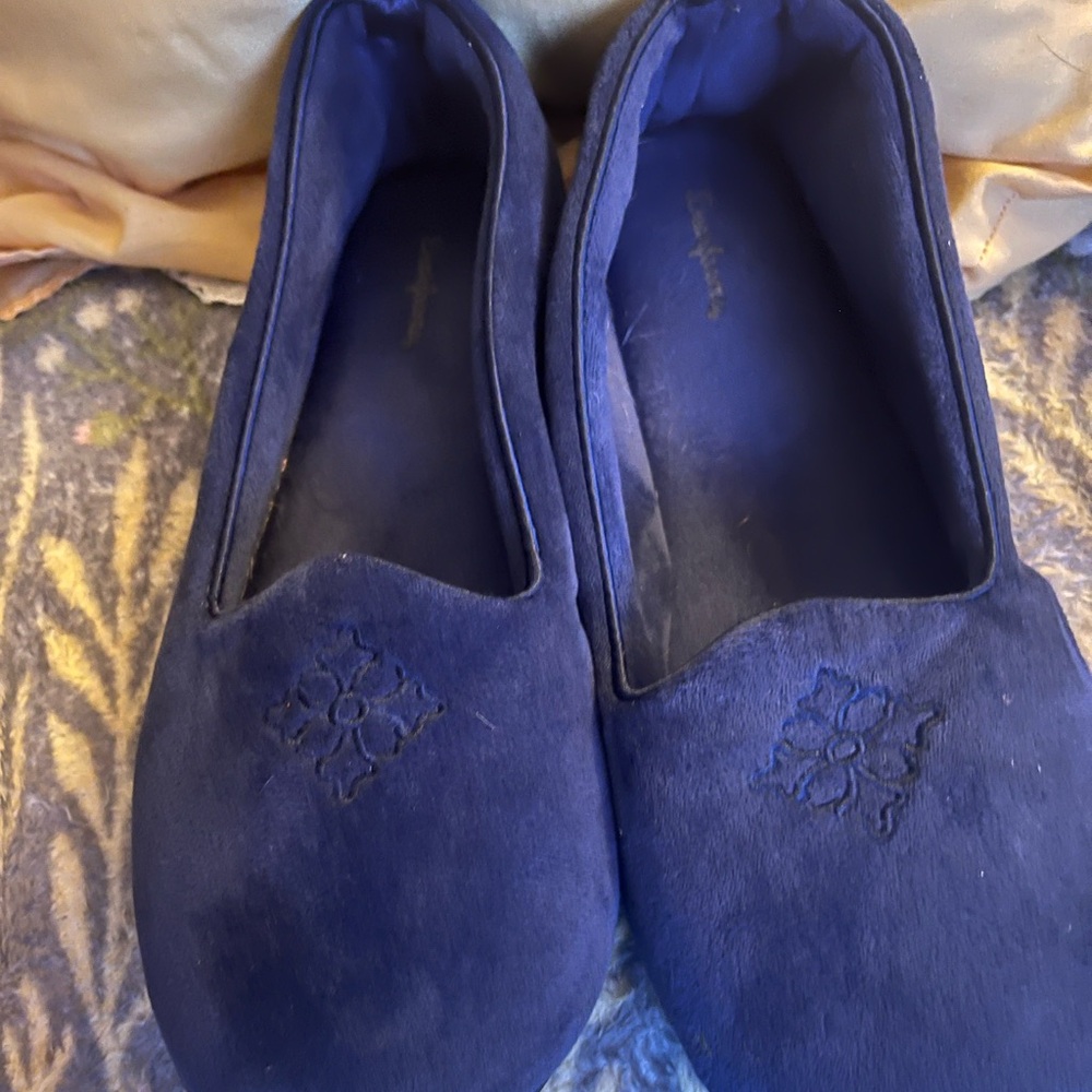 Dearfoam Elegant Navy Women's Slippers size xl / eq11/-12